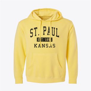 St. Paul Kansas Classic Established Pigment-Dyed Hoodie