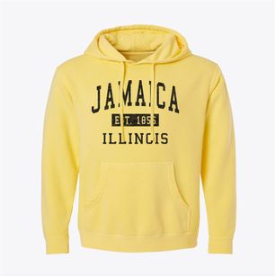 Jamaica Illinois Classic Established Pigment-Dyed Hoodie