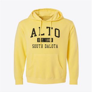 Alto South Dakota Classic Established Pigment-Dyed Hoodie