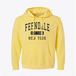 Ferndale New York Classic Established Pigment-Dyed Hoodie