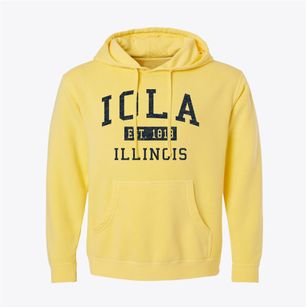Iola Illinois Classic Established Pigment-Dyed Hoodie