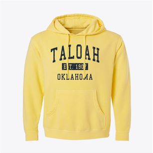 Taloah Oklahoma Classic Established Pigment-Dyed Hoodie