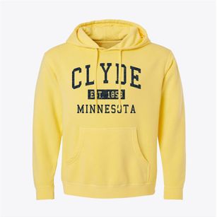 Clyde Minnesota Classic Established Pigment-Dyed Hoodie