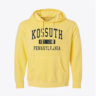Kossuth Pennsylvania Classic Established Pigment-Dyed Hoodie