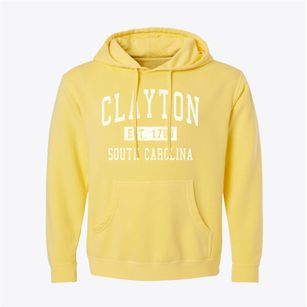 Clayton South Carolina Classic Established Pigment-Dyed Hoodie
