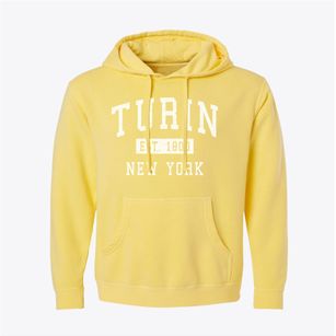 Turin New York Classic Established Pigment-Dyed Hoodie