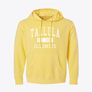 Tallula Illinois Classic Established Pigment-Dyed Hoodie