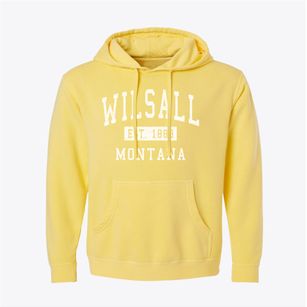 Wilsall Montana Classic Established Pigment-Dyed Hoodie