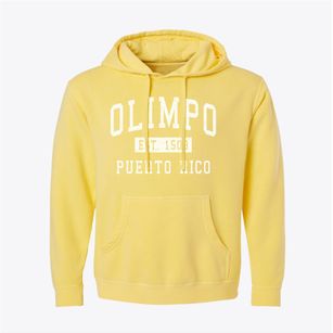 Olimpo Puerto Rico Classic Established Pigment-Dyed Hoodie