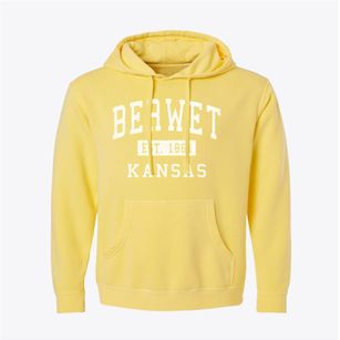Berwet Kansas Classic Established Pigment-Dyed Hoodie