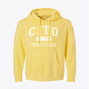 Cito Pennsylvania Classic Established Pigment-Dyed Hoodie