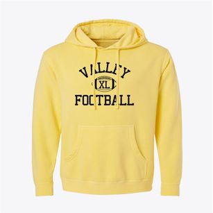 Valley Christian School Classic Football Pigment-Dyed Hoodie