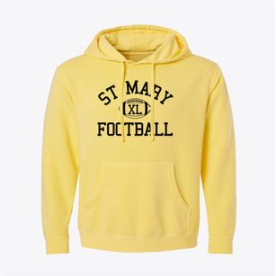 St Mary Parish Classic Football Pigment-Dyed Hoodie