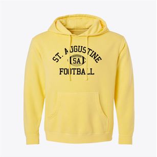 St. Augustine High School Classic Football Pigment-Dyed Hoodie