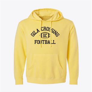 Gila Crossing Community School North Classic Football Pigment-Dyed Hoodie