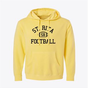 Saint Rita School Classic Football Pigment-Dyed Hoodie