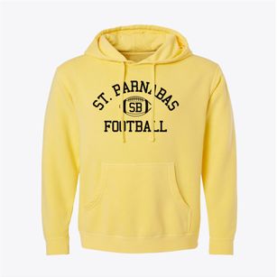Saint Barnabas High School Classic Football Pigment-Dyed Hoodie