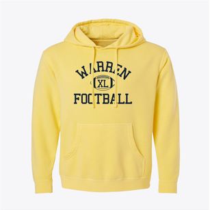 Warren High School Classic Football Pigment-Dyed Hoodie