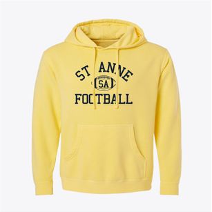 Saint Anne School Classic Football Pigment-Dyed Hoodie