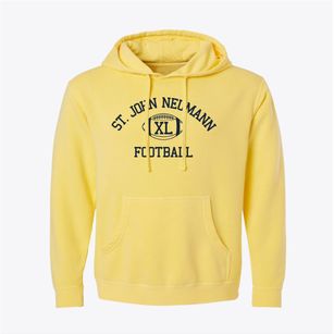 St. John Neumann Catholic High School Classic Football Pigment-Dyed Hoodie