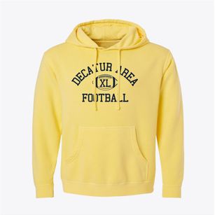 Decatur Area Vocational Center Classic Football Pigment-Dyed Hoodie
