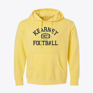 Kearney Catholic High School Classic Football Pigment-Dyed Hoodie