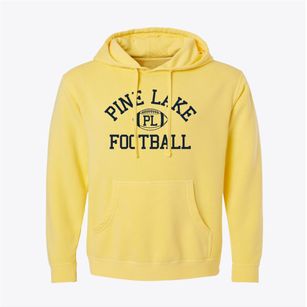Pine Lake Preparatory Classic Football Pigment-Dyed Hoodie