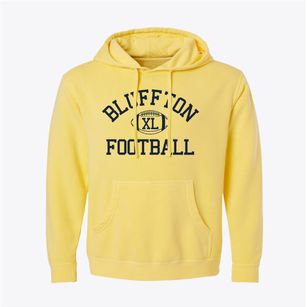 Bluffton High School Classic Football Pigment-Dyed Hoodie