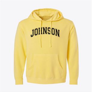 Johnson Elementary School Varsity Arch Pigment-Dyed Hoodie