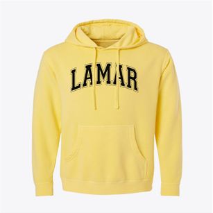 Lamar Middle School Varsity Arch Pigment-Dyed Hoodie