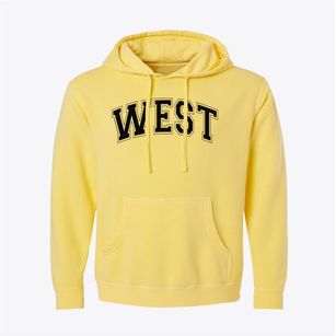 West Elementary School Varsity Arch Pigment-Dyed Hoodie