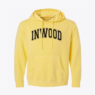 Inwood Baptist School Varsity Arch Pigment-Dyed Hoodie