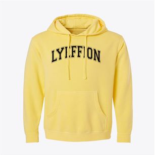 Lyeffion Junior High School Varsity Arch Pigment-Dyed Hoodie