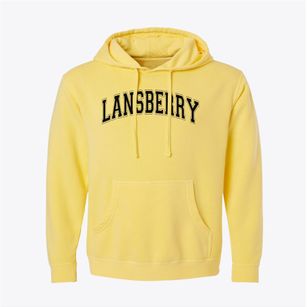 Lansberry Elementary School Varsity Arch Pigment-Dyed Hoodie