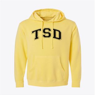 Texas School For The Deaf Varsity Arch Pigment-Dyed Hoodie
