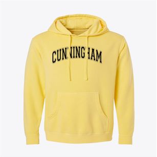 Cunningham Elementary School Varsity Arch Pigment-Dyed Hoodie