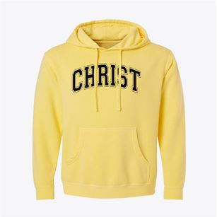 Christ Community Christian School Varsity Arch Pigment-Dyed Hoodie