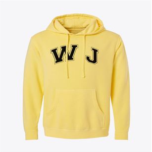 W J Christian School Varsity Arch Pigment-Dyed Hoodie