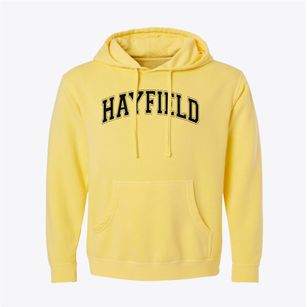 Hayfield Secondary School Varsity Arch Pigment-Dyed Hoodie