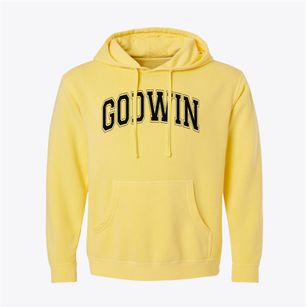 Godwin High School Varsity Arch Pigment-Dyed Hoodie