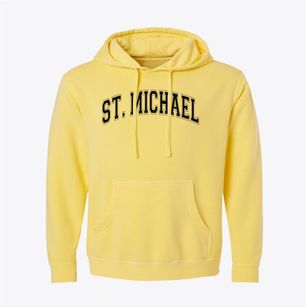 Saint Michael Parish School Varsity Arch Pigment-Dyed Hoodie