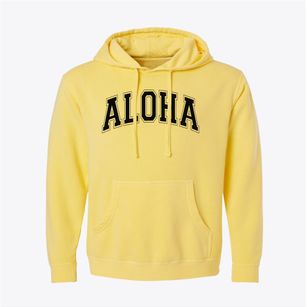 Aloha Elementary School Varsity Arch Pigment-Dyed Hoodie