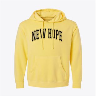 New Hope Christian School Varsity Arch Pigment-Dyed Hoodie