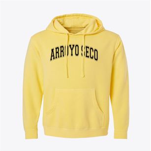 Arroyo Seco Elementary School Varsity Arch Pigment-Dyed Hoodie