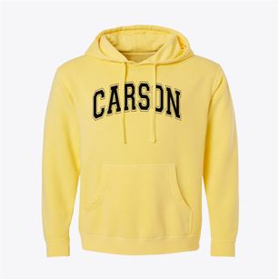 Carson Christian School Varsity Arch Pigment-Dyed Hoodie