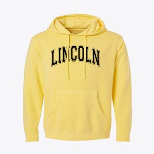 Lincoln Elementary School Varsity Arch Pigment-Dyed Hoodie