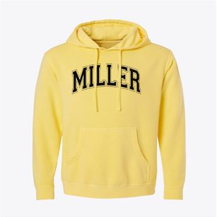 Miller Elementary School Varsity Arch Pigment-Dyed Hoodie