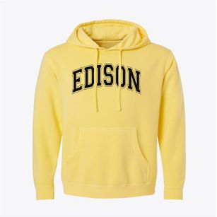Edison Elementary School Varsity Arch Pigment-Dyed Hoodie