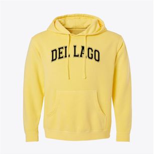 Del Lago Elementary School Varsity Arch Pigment-Dyed Hoodie