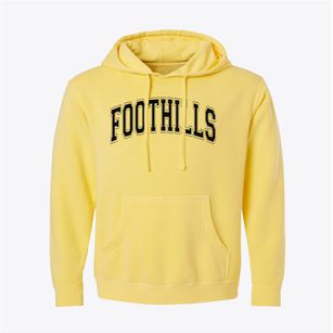Foothills Elementary School Varsity Arch Pigment-Dyed Hoodie